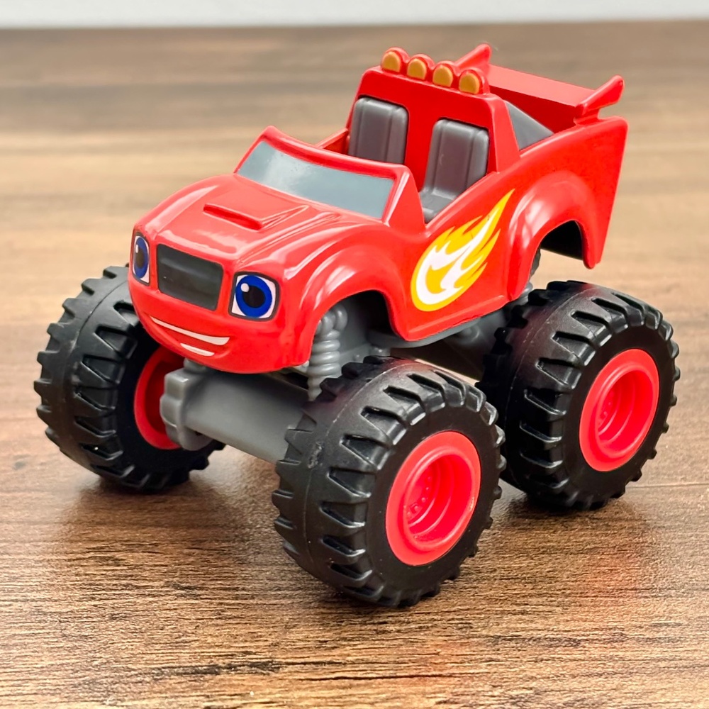 Nickelodeon Blaze & The Monster Machines 2014 Mattel Red Truck Toy Die Cast EUC